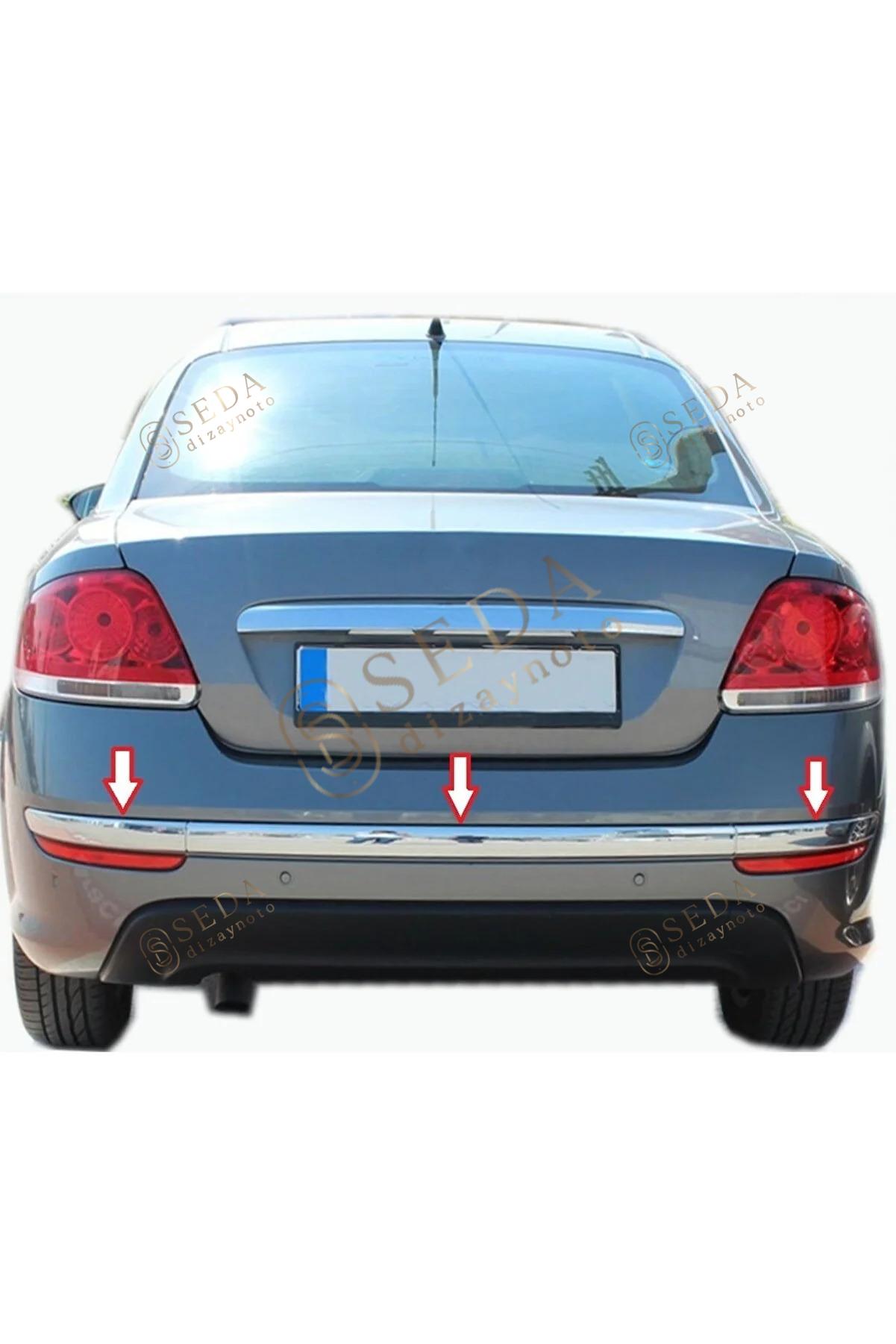 Fiat Linea SD 2012 > Arka Tampon Çıtası 3 Parça P. Çelik - Görsel 5