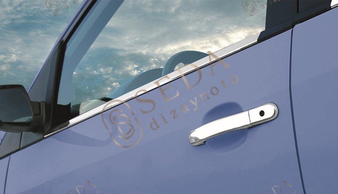Ford Fiesta 5 HB 2002 > 2009 Cam Çıtası 4 Prç. P. Çelik - Görsel 5