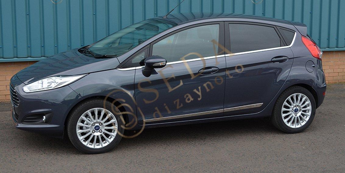 Ford Fiesta 6 HB 2009 > 2017 Cam Çıtası 8 Prç. P. Çelik - Görsel 6