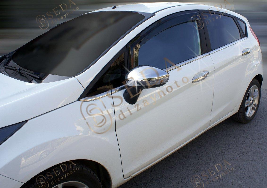 Ford Fiesta 6 HB 2009 > 2017 Cam Çıtası 8 Prç. P. Çelik - Görsel 5