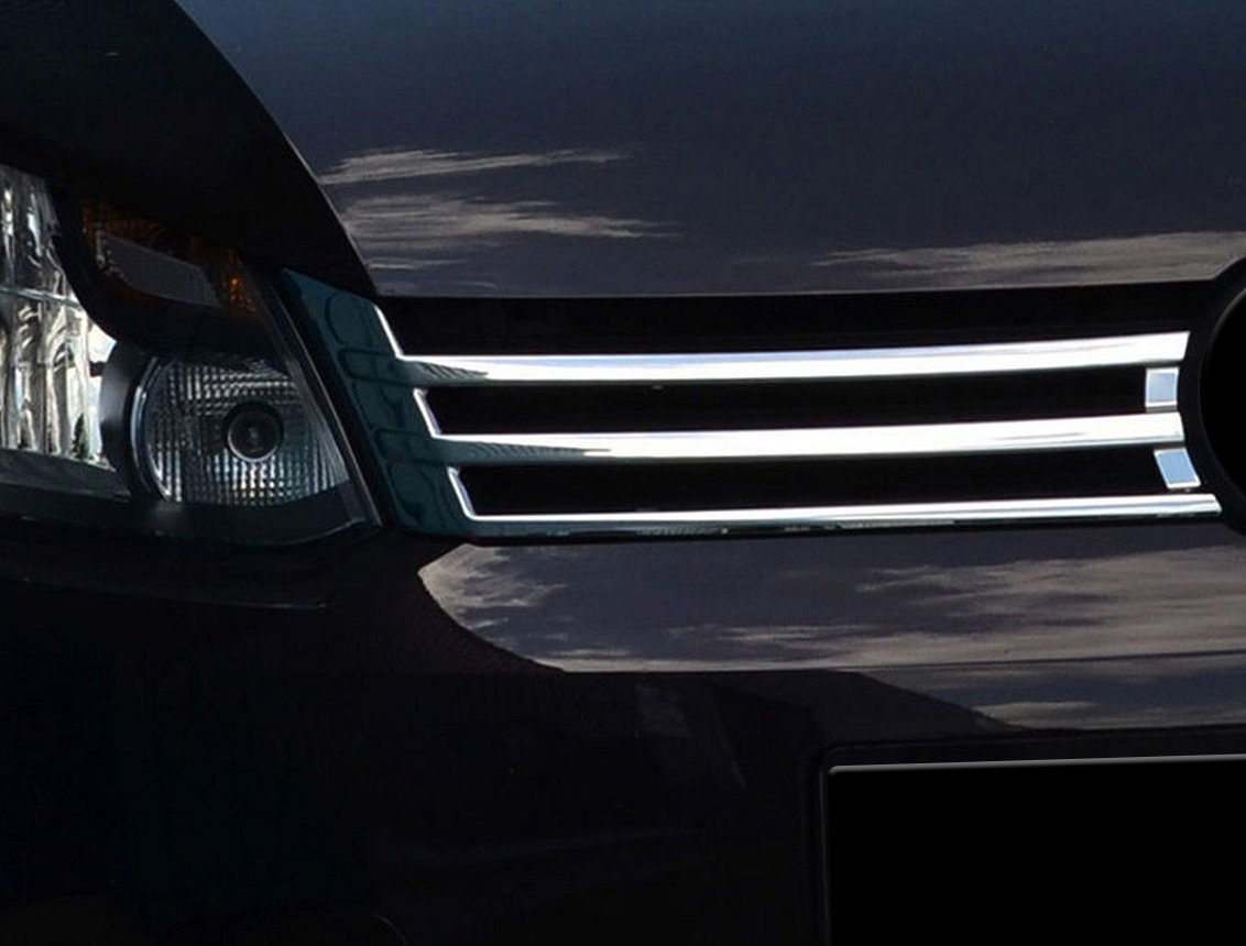 VW Caddy Mini Van 2010 > 2014 Ön Panjur 2 Prç. P. Çelik - Görsel 6